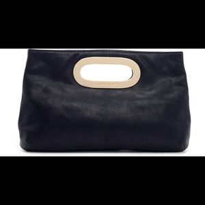 Michael Kors Black Leather Clutch